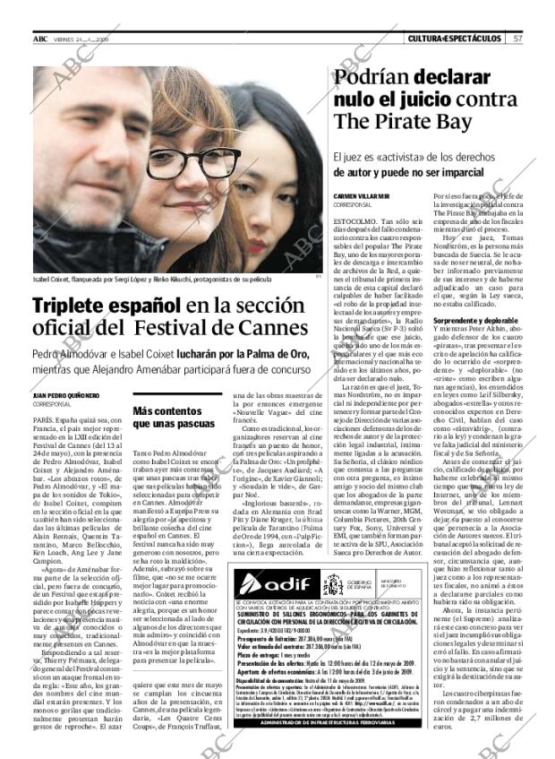 ABC MADRID 24-04-2009 página 57