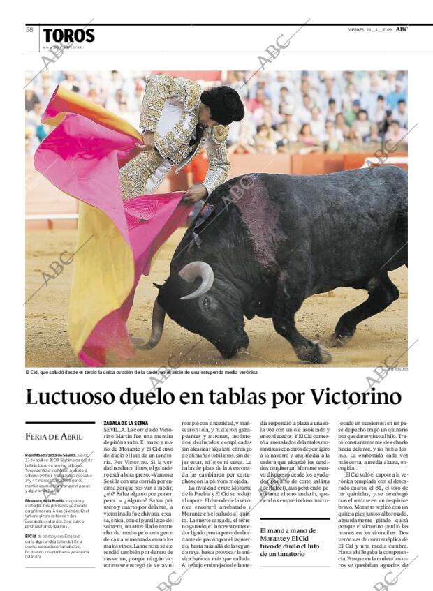 ABC MADRID 24-04-2009 página 58