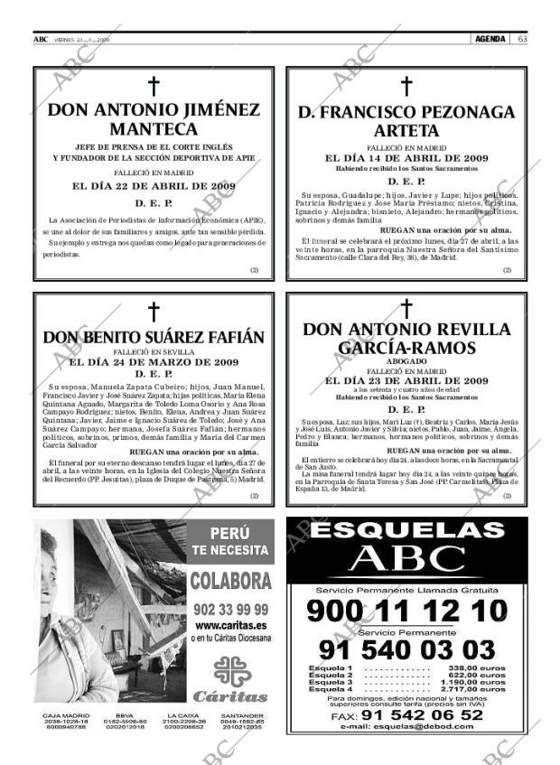 ABC MADRID 24-04-2009 página 63