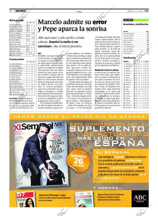ABC MADRID 24-04-2009 página 78