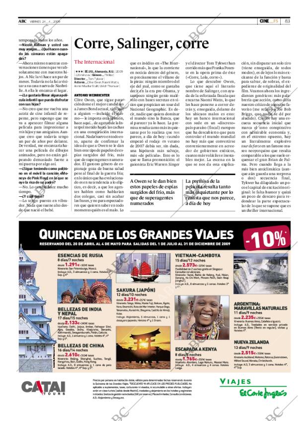 ABC MADRID 24-04-2009 página 83
