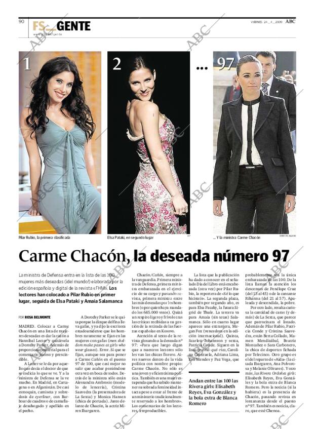 ABC MADRID 24-04-2009 página 90