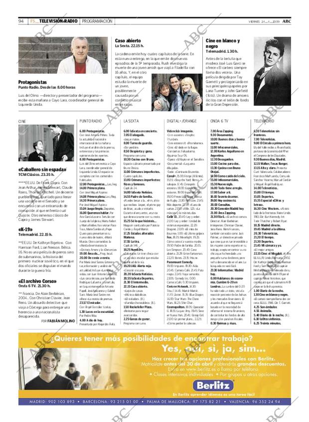 ABC MADRID 24-04-2009 página 94