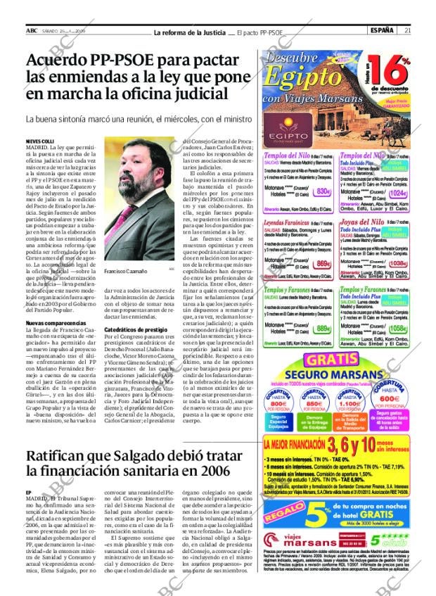 ABC MADRID 25-04-2009 página 21