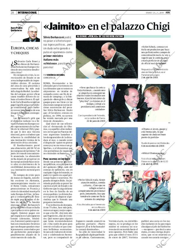 ABC MADRID 25-04-2009 página 28