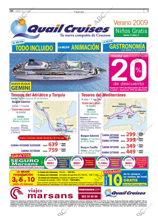 ABC MADRID 25-04-2009 página 31