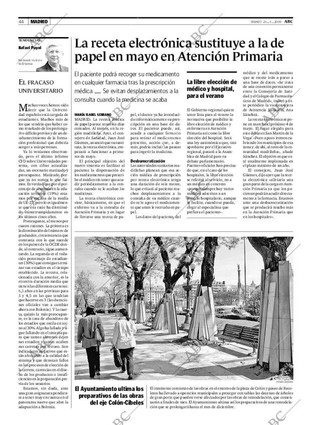 ABC MADRID 25-04-2009 página 44