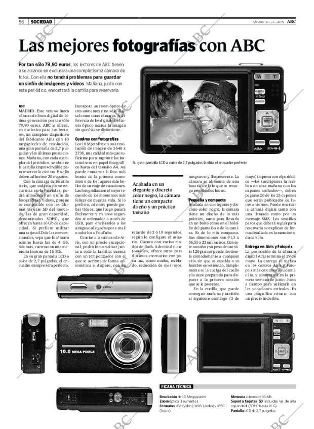 ABC MADRID 25-04-2009 página 56