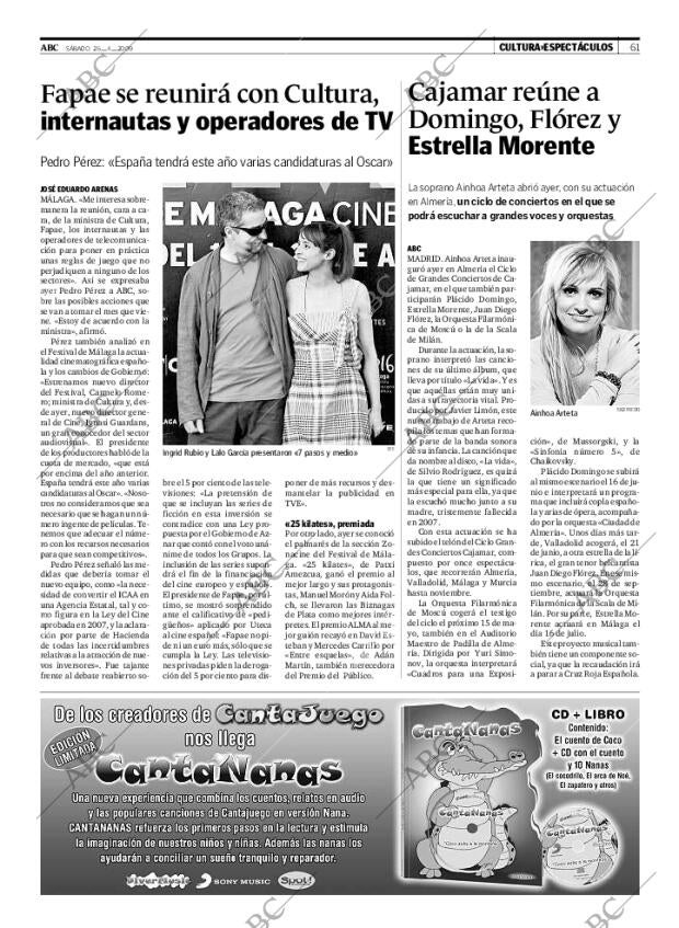 ABC MADRID 25-04-2009 página 61
