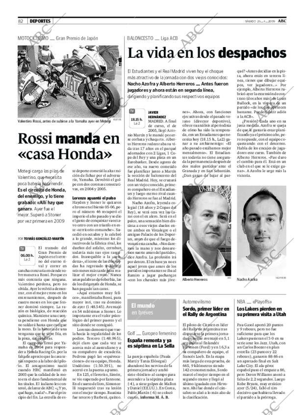 ABC MADRID 25-04-2009 página 82