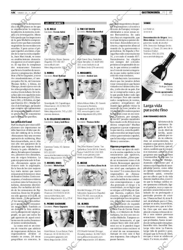 ABC MADRID 25-04-2009 página 87
