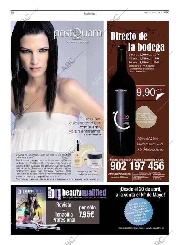 ABC MADRID 25-04-2009 página 90