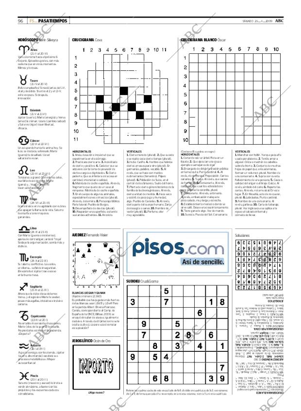 ABC MADRID 25-04-2009 página 96