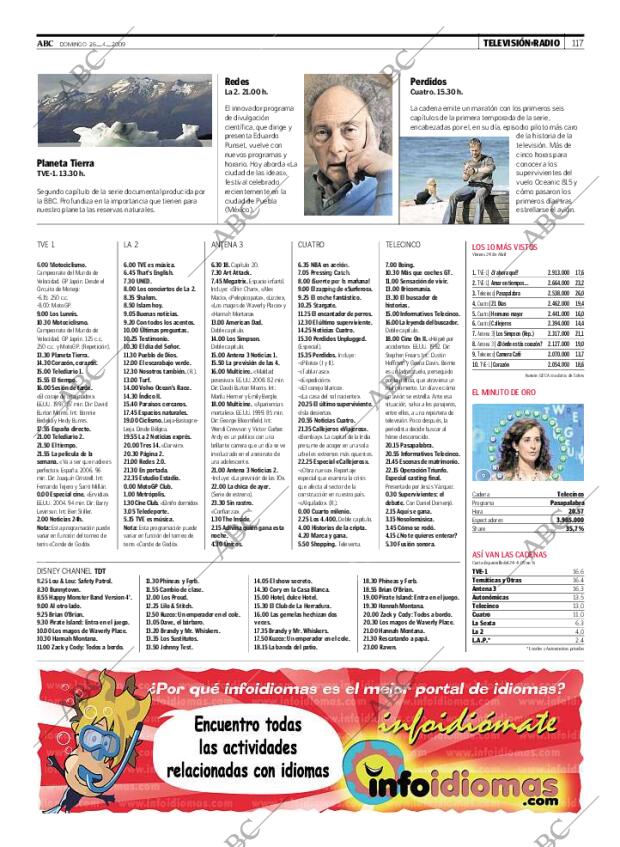 ABC MADRID 26-04-2009 página 117