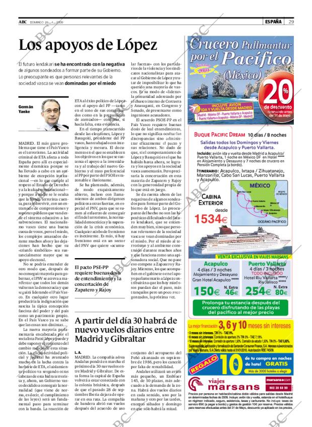 ABC MADRID 26-04-2009 página 29