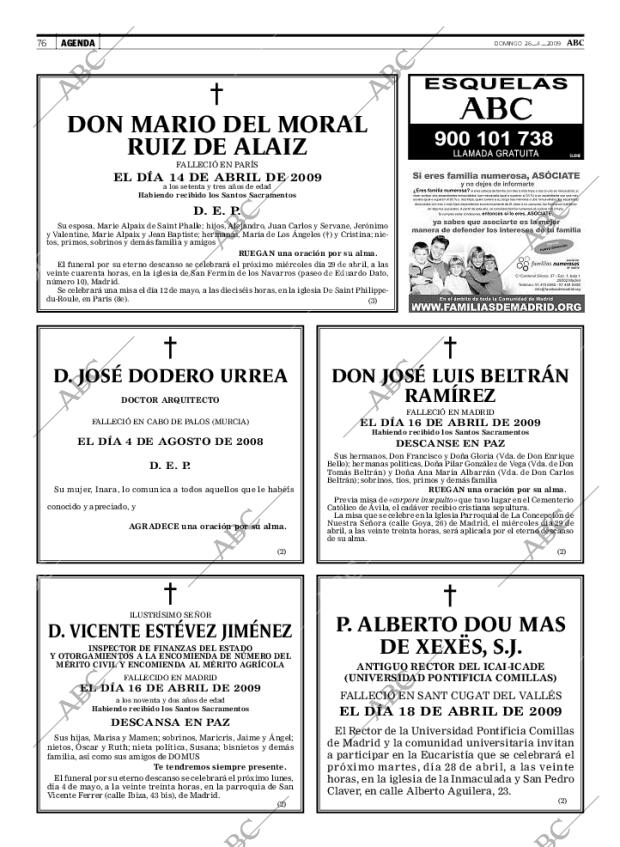 ABC MADRID 26-04-2009 página 76