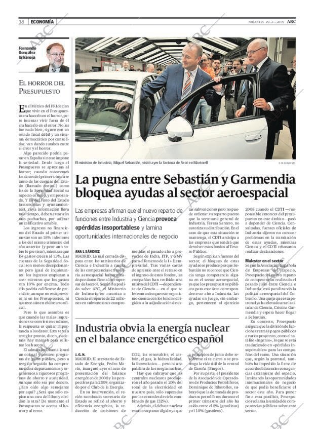 ABC MADRID 29-04-2009 página 38