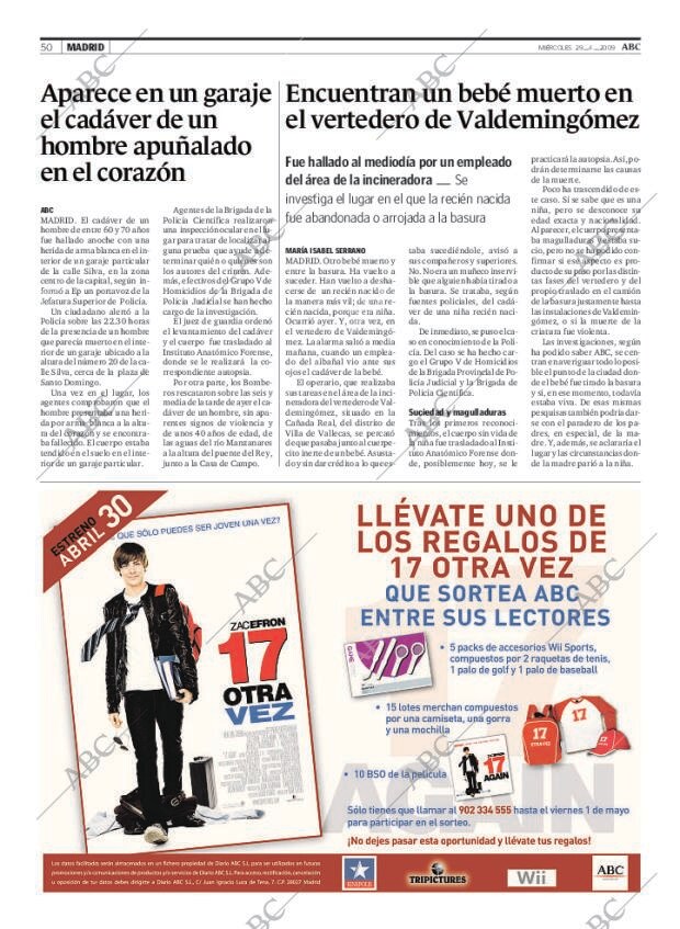 ABC MADRID 29-04-2009 página 50