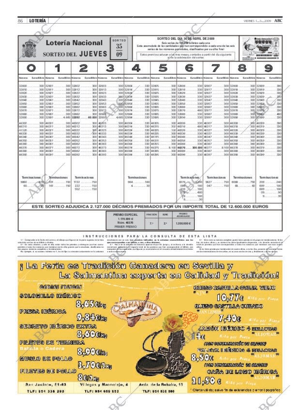 ABC SEVILLA 01-05-2009 página 86