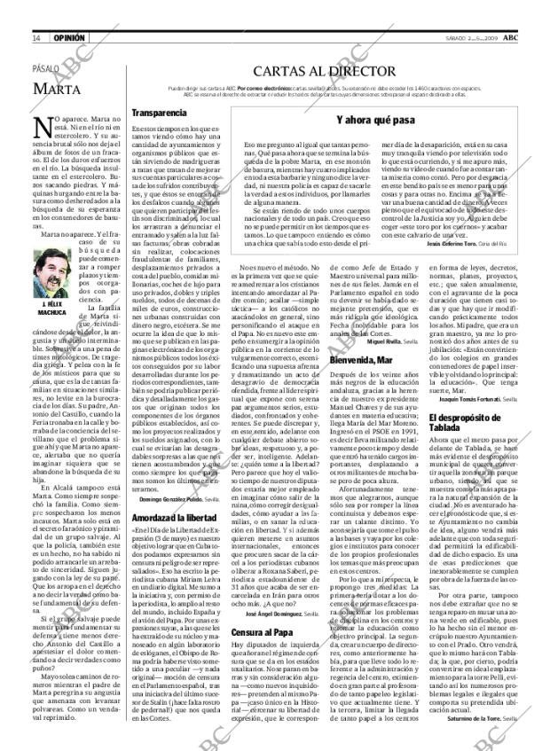 ABC SEVILLA 02-05-2009 página 14