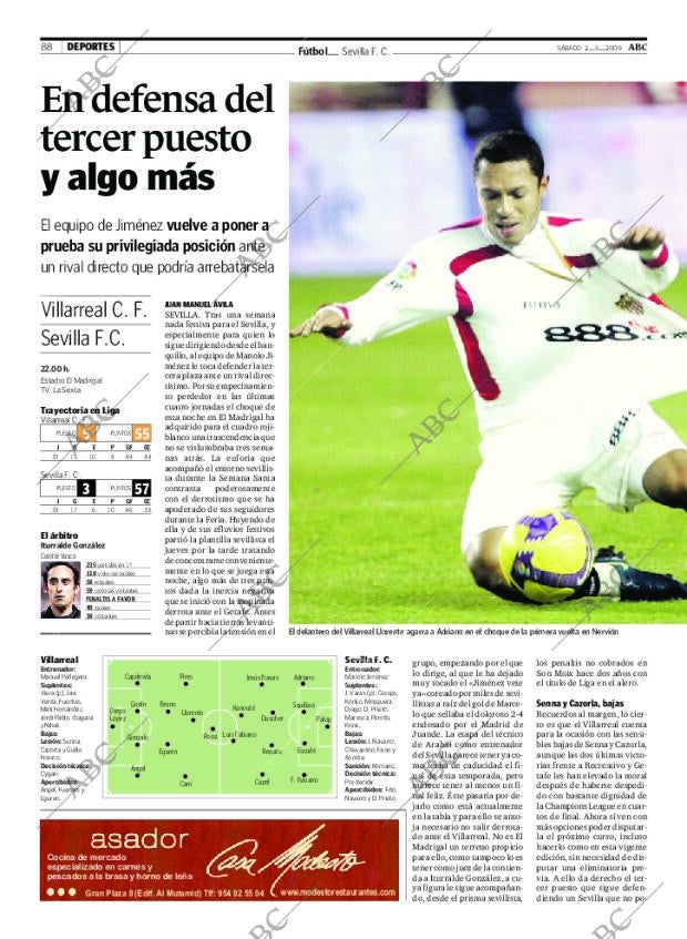 ABC SEVILLA 02-05-2009 página 88