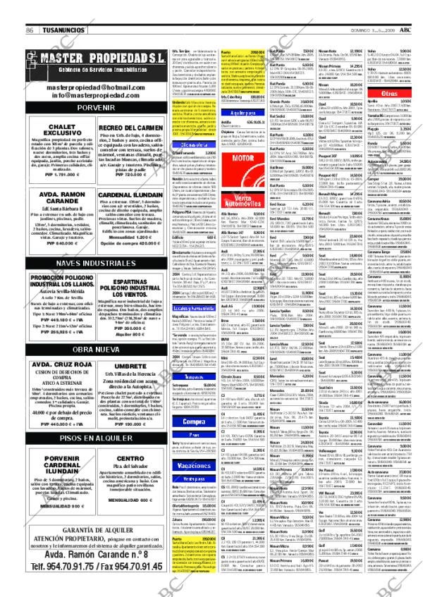 ABC SEVILLA 03-05-2009 página 86