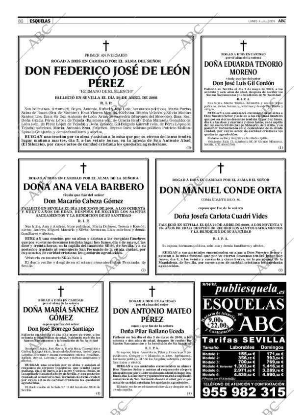 ABC SEVILLA 04-05-2009 página 80