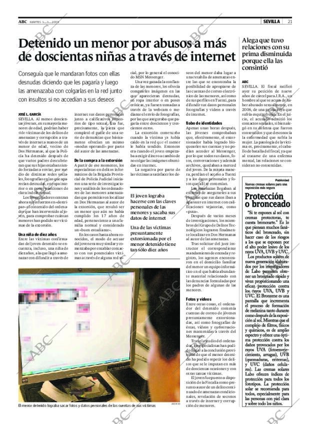 ABC SEVILLA 05-05-2009 página 21