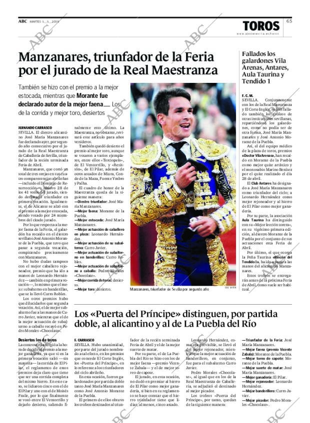 ABC SEVILLA 05-05-2009 página 65