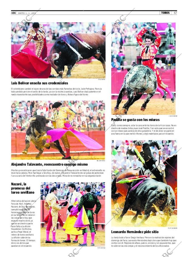 ABC SEVILLA 05-05-2009 página 67