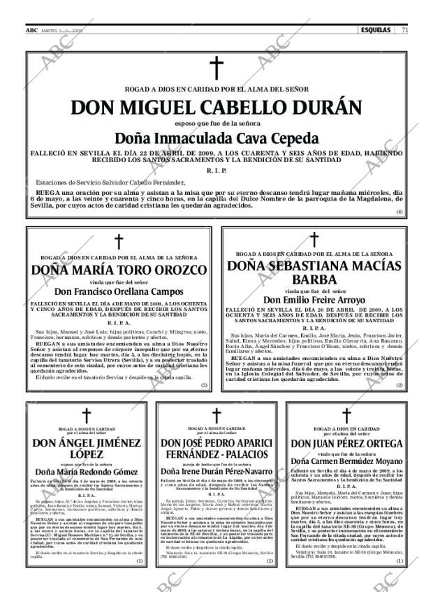 ABC SEVILLA 05-05-2009 página 71