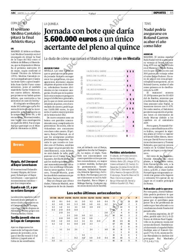 ABC SEVILLA 05-05-2009 página 85