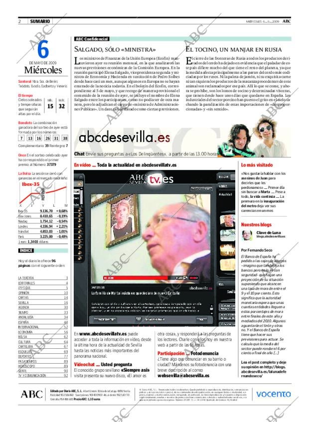 ABC SEVILLA 06-05-2009 página 2