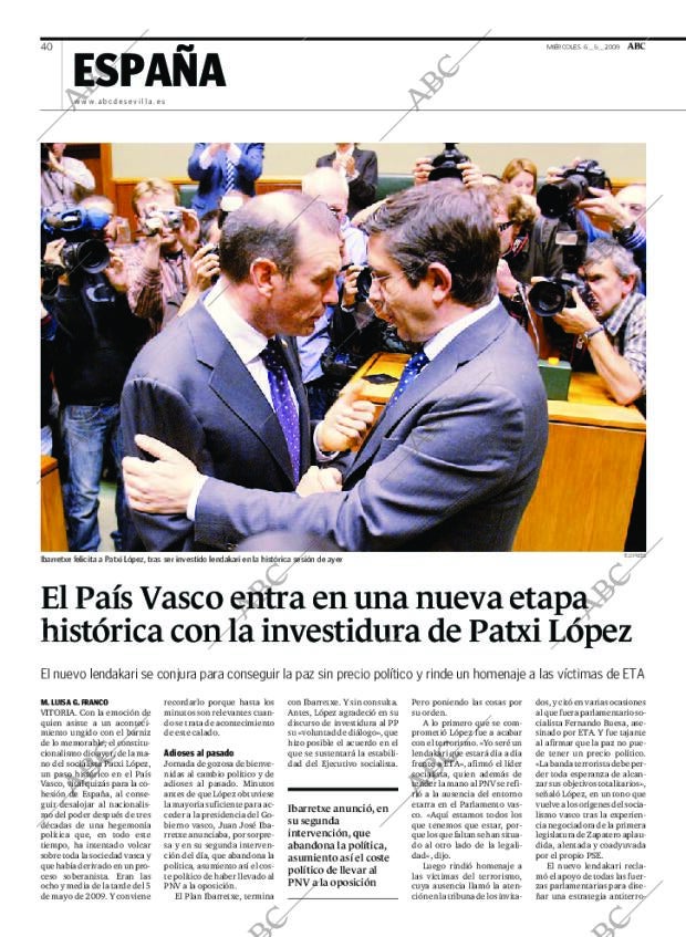 ABC SEVILLA 06-05-2009 página 40