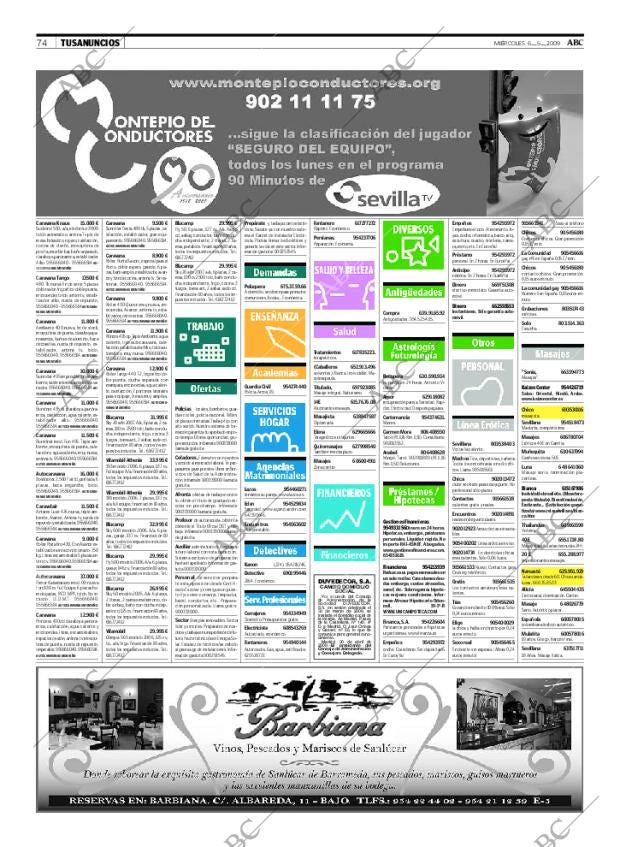 ABC SEVILLA 06-05-2009 página 74