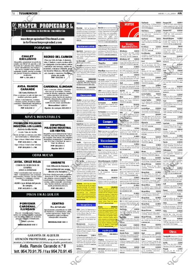 ABC SEVILLA 07-05-2009 página 78