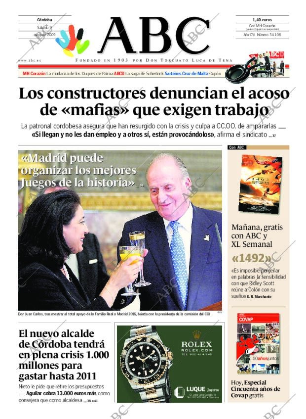 ABC CORDOBA 09-05-2009 página 1