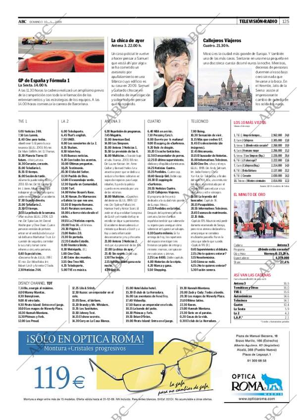 ABC MADRID 10-05-2009 página 125