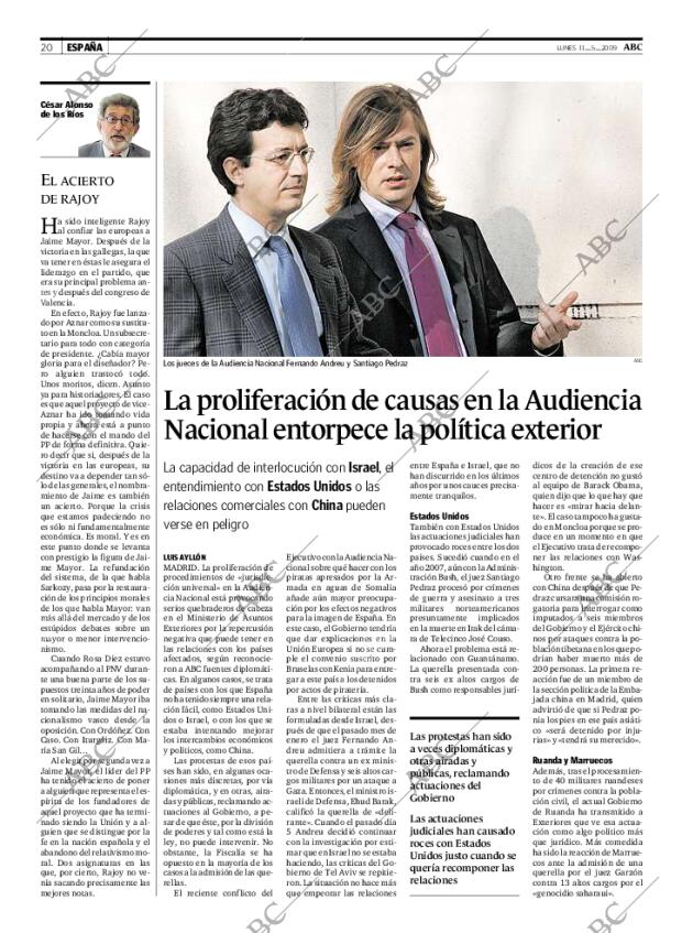 ABC MADRID 11-05-2009 página 20