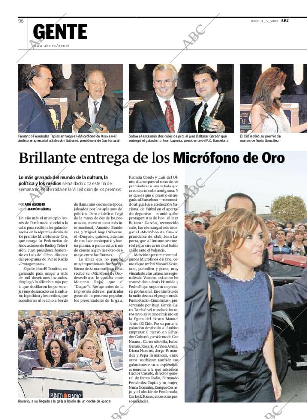ABC MADRID 11-05-2009 página 96