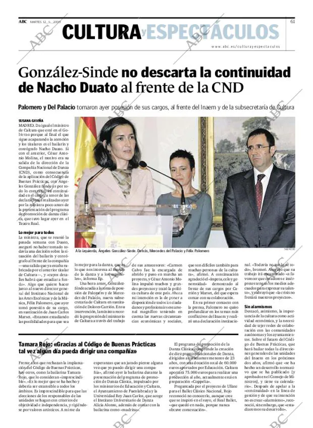 ABC MADRID 12-05-2009 página 61