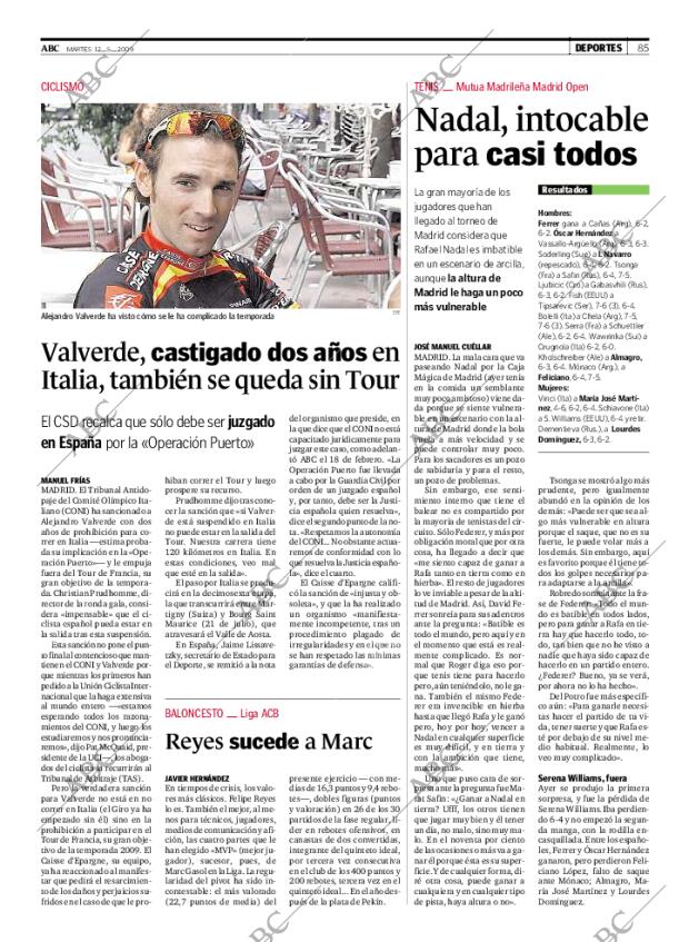 ABC MADRID 12-05-2009 página 85