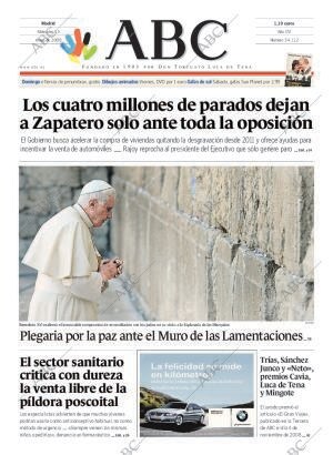 ABC MADRID 13-05-2009 página 1
