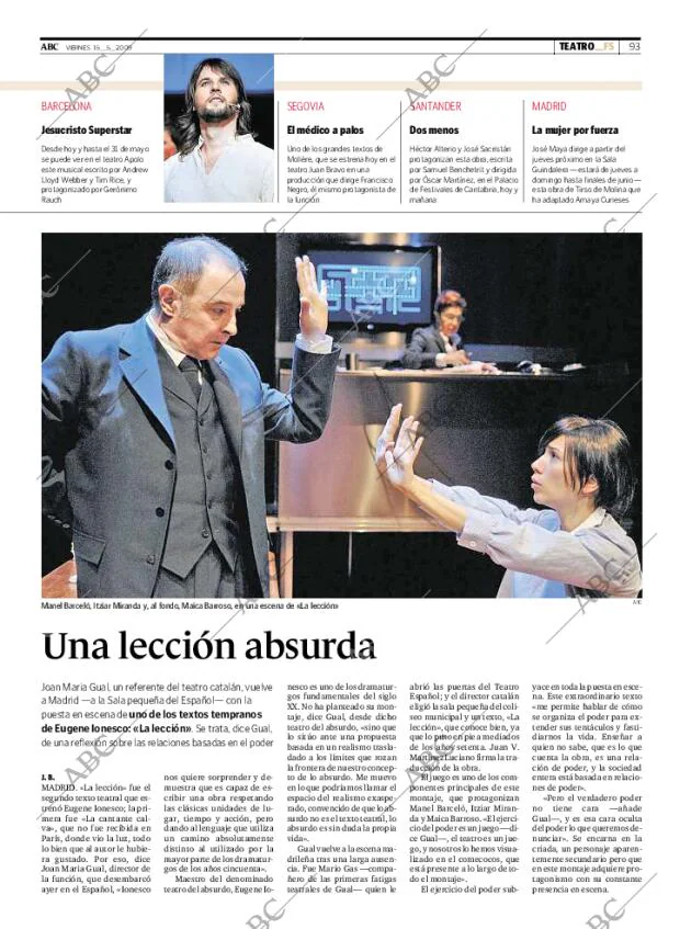 ABC MADRID 15-05-2009 página 93
