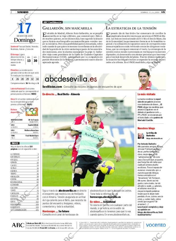 ABC SEVILLA 17-05-2009 página 4