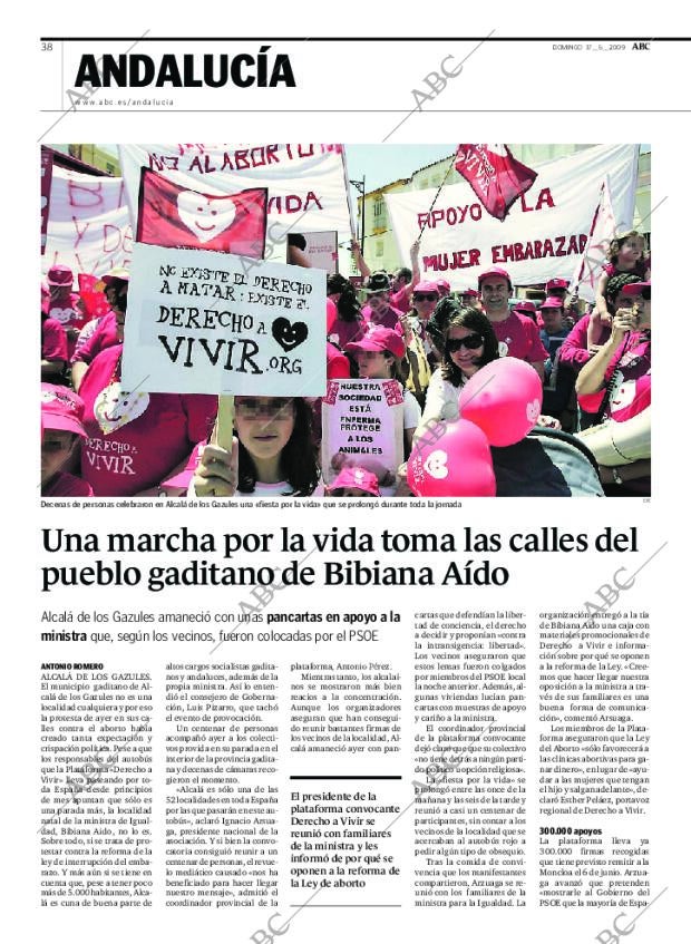ABC SEVILLA 17-05-2009 página 40