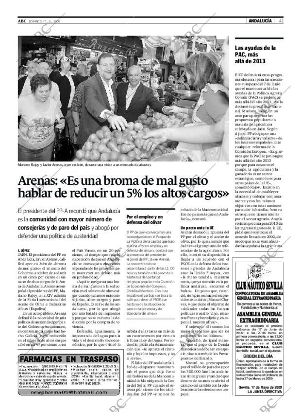 ABC SEVILLA 17-05-2009 página 43
