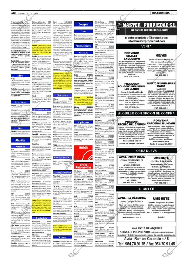 ABC SEVILLA 17-05-2009 página 87