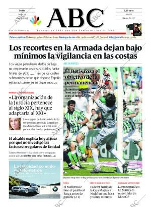 ABC SEVILLA 18-05-2009 página 1