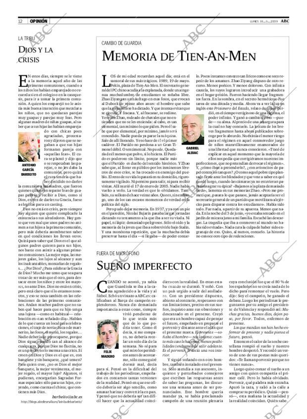 ABC SEVILLA 18-05-2009 página 12